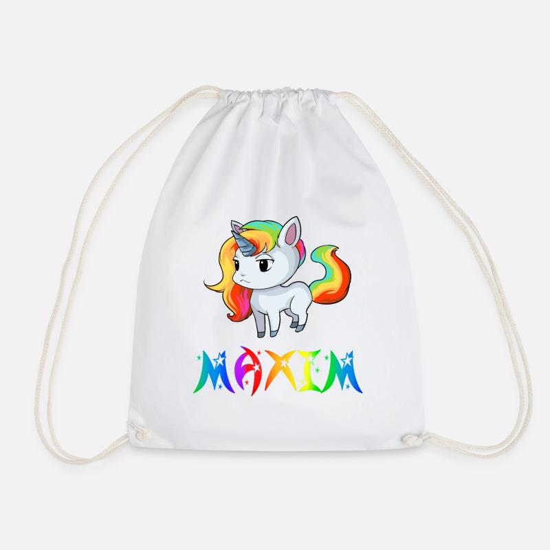 Einhorn Maxim - Turnbeutel - Weiß