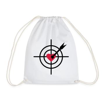 2541614 15588441 Heart - Drawstring Bag - white - Front
