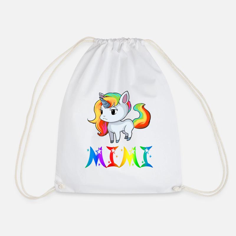 Einhorn Mimi - Turnbeutel - Weiß