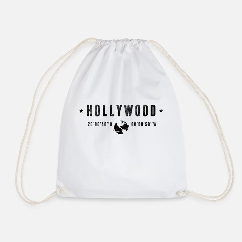 Hollywood - Turnbeutel - Weiß