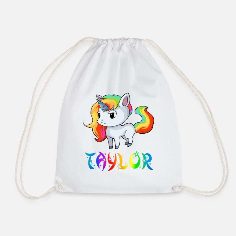 Einhorn Taylor - Turnbeutel - Weiß