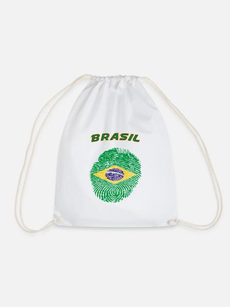 Brasilien - Turnbeutel - Weiß