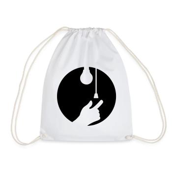 de la lumière - Sac de sport léger - blanc - Devant