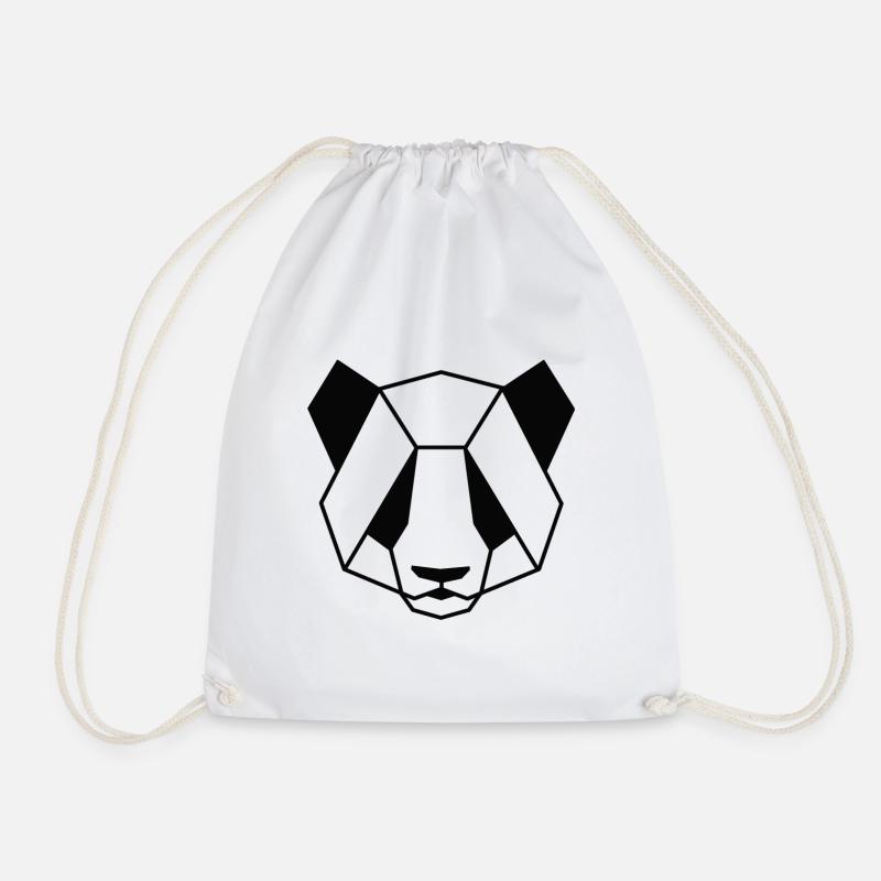 Panda - Turnbeutel - Weiß