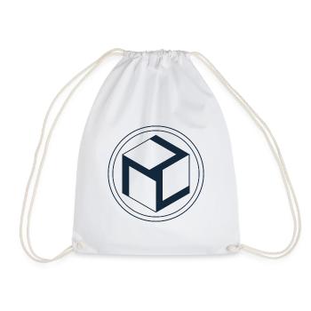 Antahkarana Symbol, Sacred Geometry - Drawstring Bag - white - Front