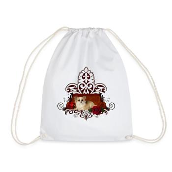 Mignon petit chihuahua - Sac de sport léger - blanc - Devant