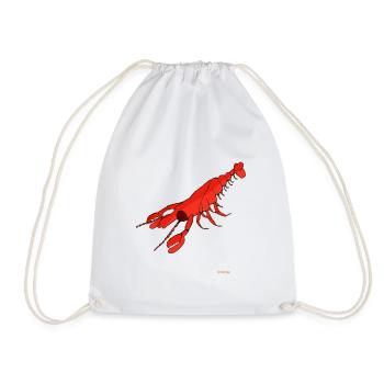 Hummer / Lobster - Turnbeutel - Weiß - Vorne
