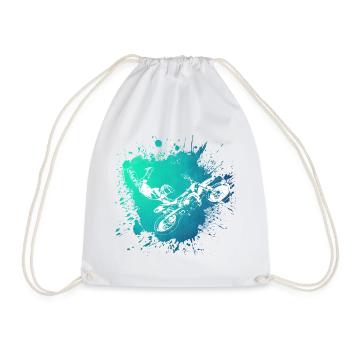 Motocross Cross Hobby Sport Motor Idée cadeau Lov - Sac de sport léger - blanc - Devant