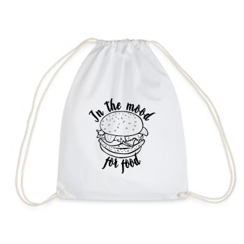 HAMBURGER - IN THE MOOD FOR FOOD (b) - Sac de sport léger - blanc - Devant