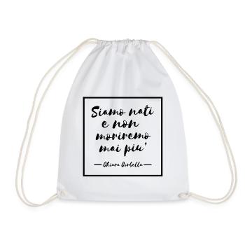 Nous sommes nés et nous ne mourrons plus jamais - Sac de sport léger - blanc - Devant