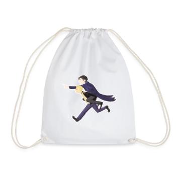 Ready for the investigation! - Drawstring Bag - white - Front