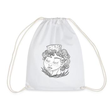 Thoughtful - Drawstring Bag - white - Front