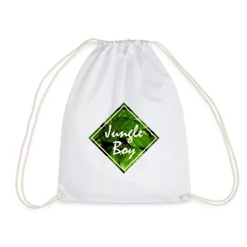 jungle boy jungle boy jungle leaves - Drawstring Bag - white - Front