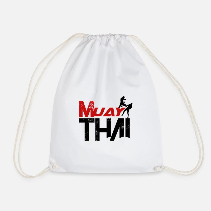Muay Thai - Turnbeutel - Weiß