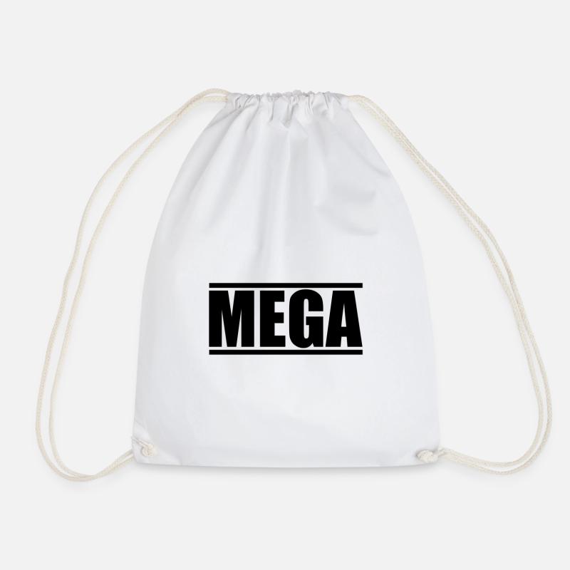 MEGA - Turnbeutel - Weiß