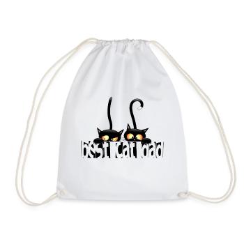 Cadeau de chemise meilleur chat papa / chat chaton chat - Sac de sport léger - blanc - Devant