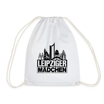Cadeau fille Leipzig noir Leipzig - Sac de sport léger - blanc - Devant