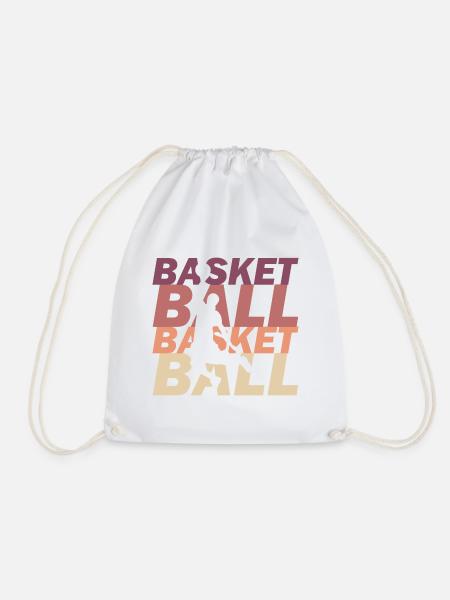 Basketball Korbleger - Turnbeutel - Weiß