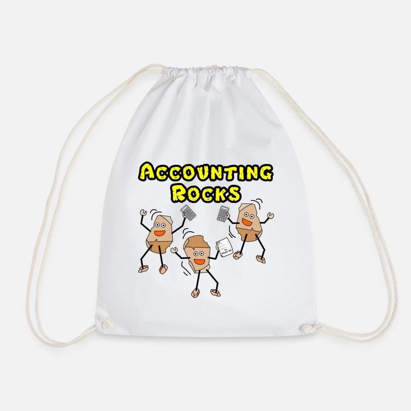 Accounting Rocks - Turnbeutel - Weiß
