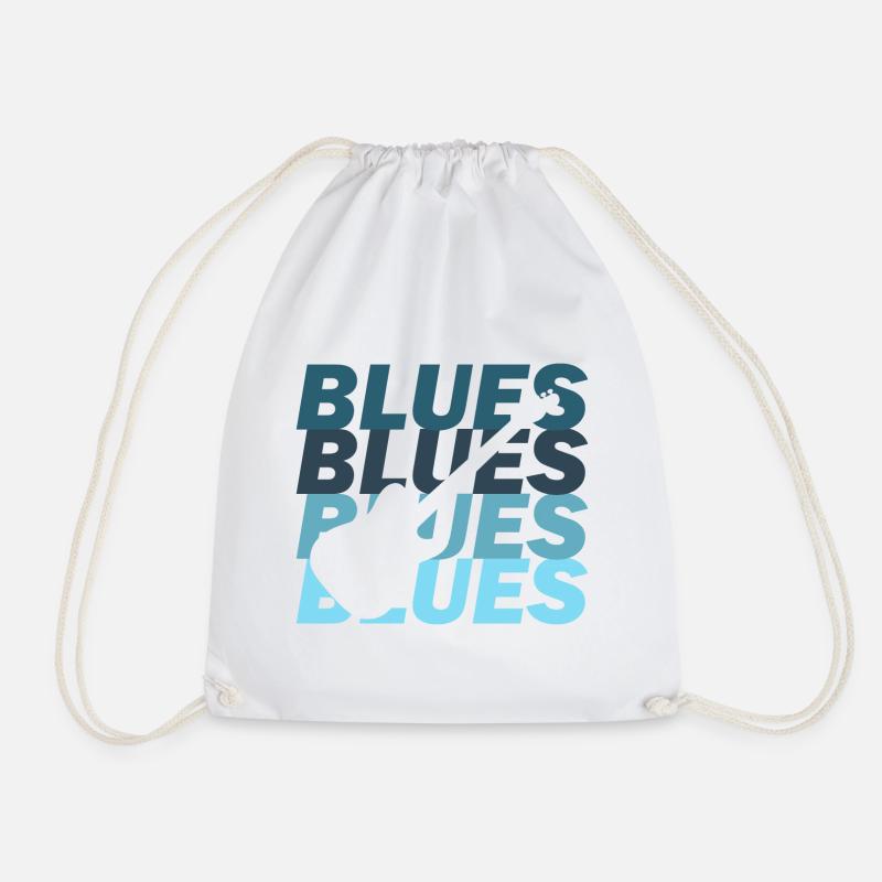 Blues - Turnbeutel - Weiß