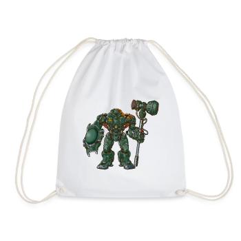 Monstre robot - Sac de sport léger - blanc - Devant