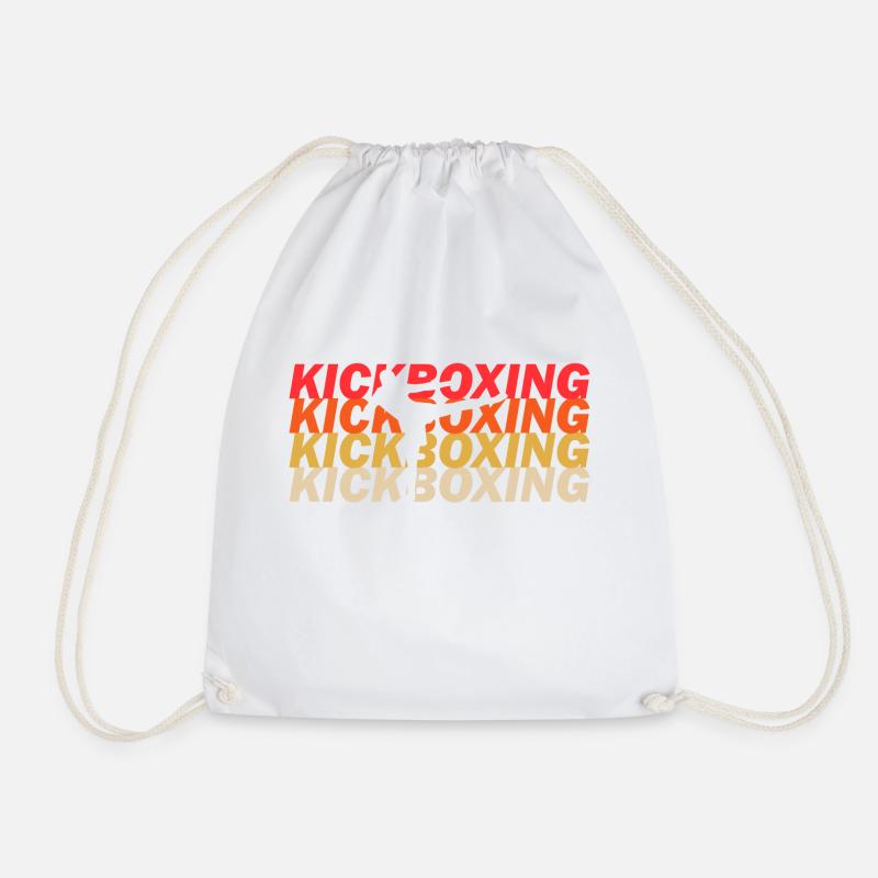Kickboxing - Turnbeutel - Weiß