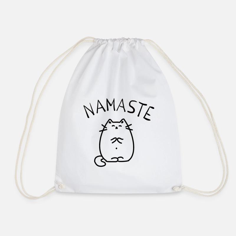 yoga - Drawstring Bag - white