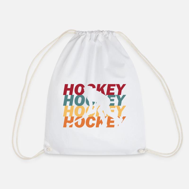 field Hockey - Drawstring Bag - white