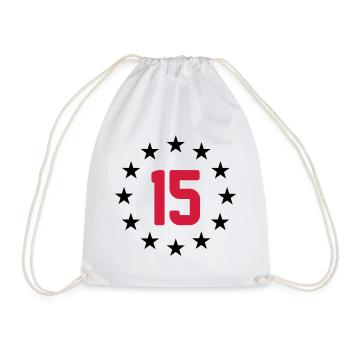 15 ans - Sac de sport léger - blanc - Devant