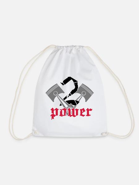 V2 Power - Turnbeutel - Weiß