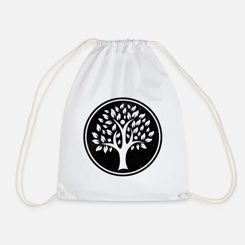 Baum Symbol Mutter Erde Geschenk - Turnbeutel - Weiß