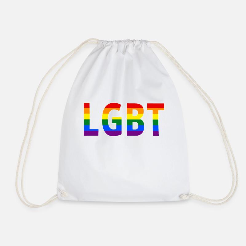 LGBT - Turnbeutel - Weiß