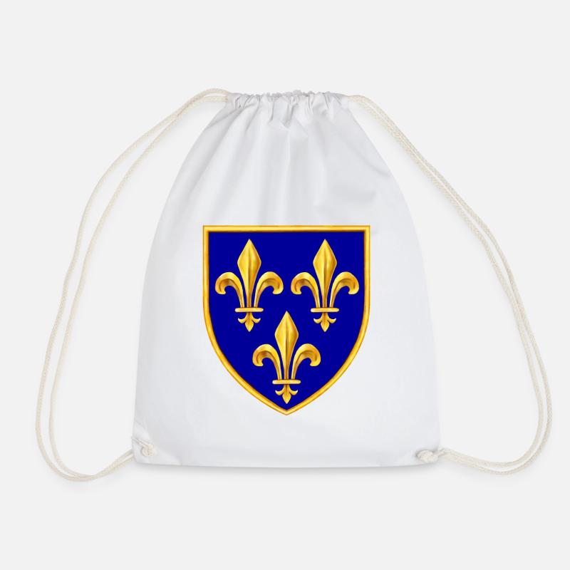 fleurs de lys - Sac de sport léger - blanc