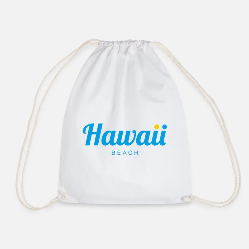 HAWAII Beach - Turnbeutel - Weiß