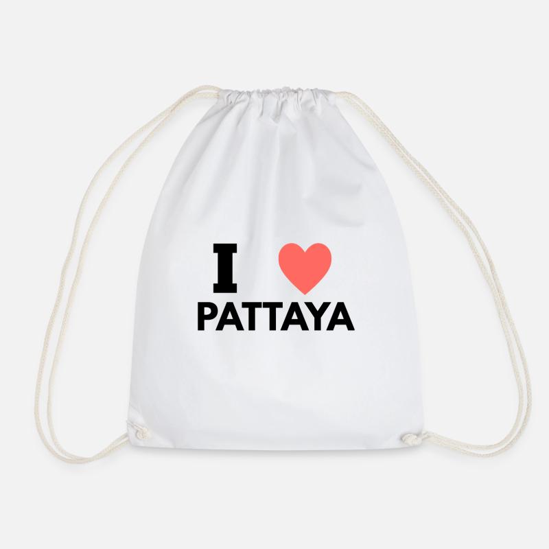 I LOVE PATTAYA - Turnbeutel - Weiß