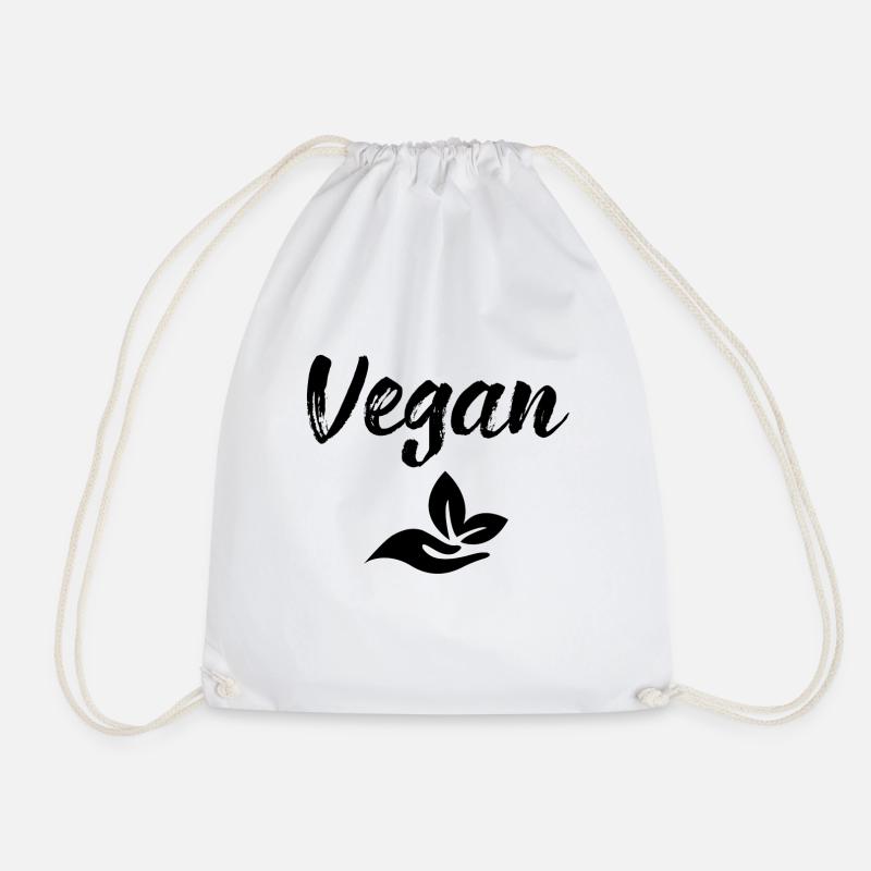 Vegan - Turnbeutel - Weiß