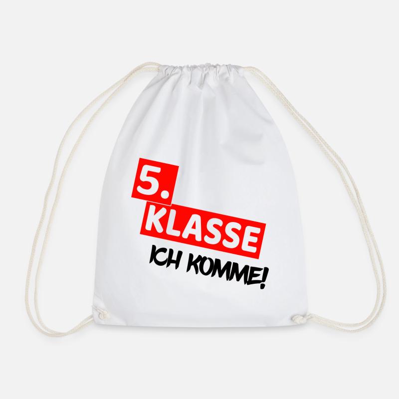 5. Klasse Realschule Gesamtschule Gymnasium - Turnbeutel - Weiß