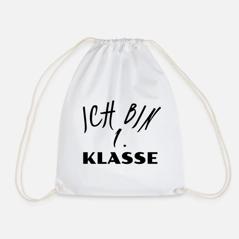 Ich bin 1. Klasse - Turnbeutel - Weiß