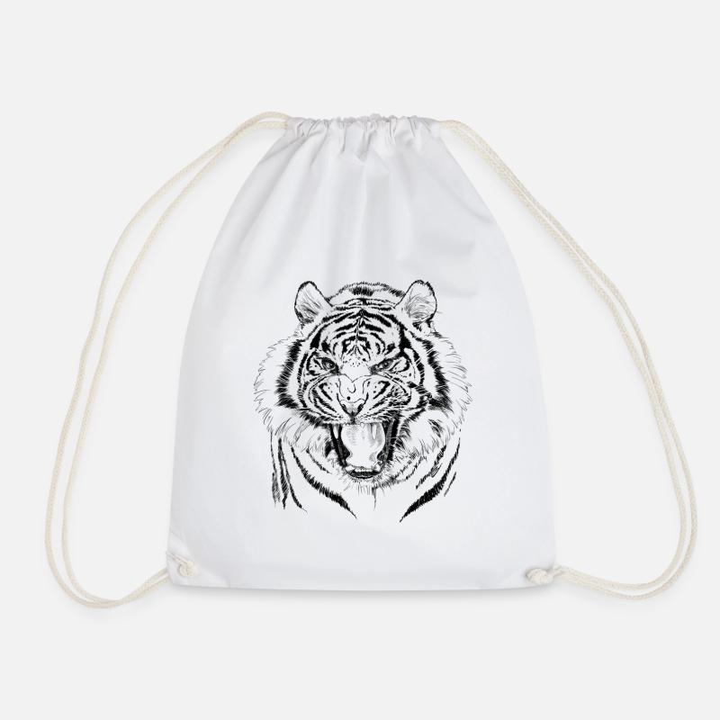 tiger - Sac de sport léger - blanc