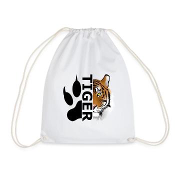 Tigre - Sac de sport léger - blanc - Devant