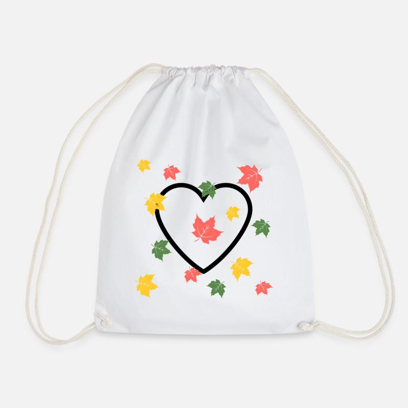 Automne Amour - Sac de sport léger - blanc