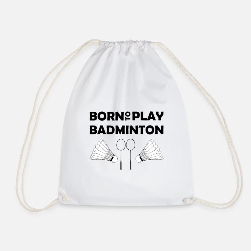 Badminton - Drawstring Bag - white