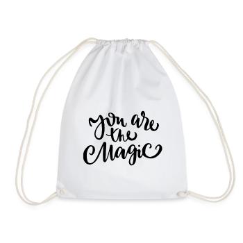 You are magical - Magic - Drawstring Bag - white - Front