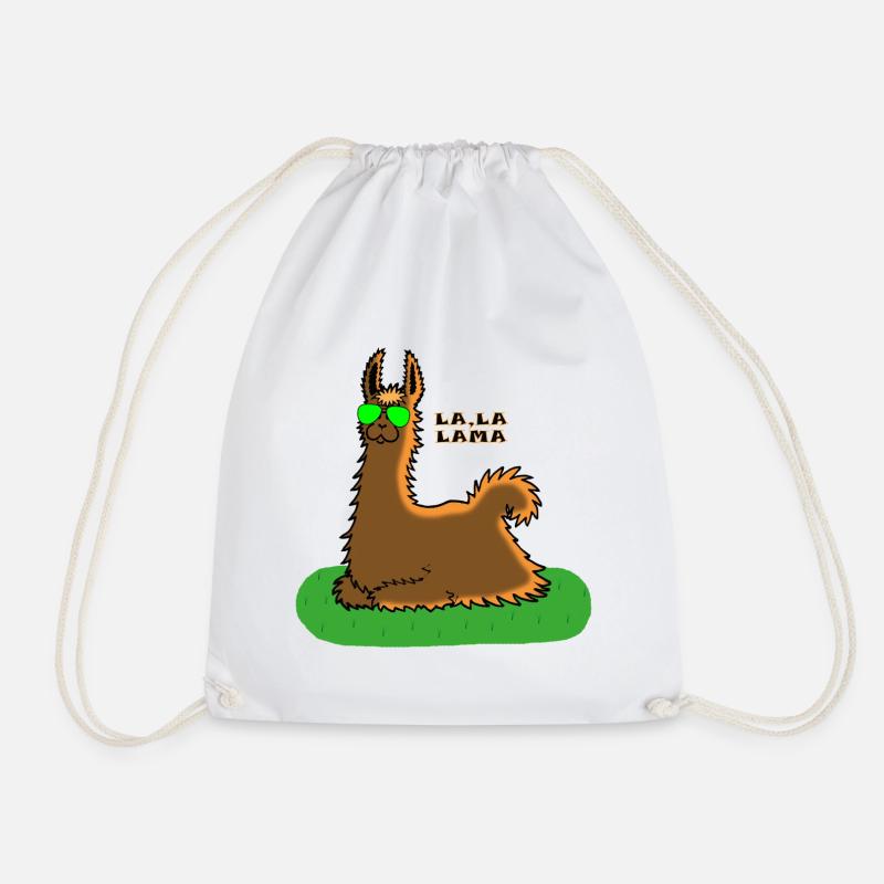 lama - Turnbeutel - Weiß