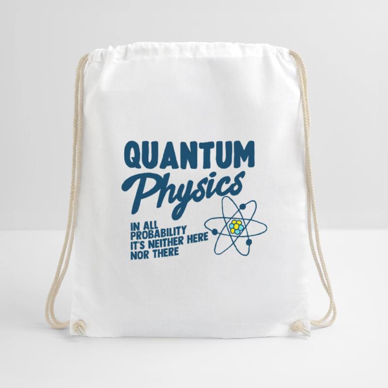 Quantum physics Physics Atom molecule Drawstring Bag