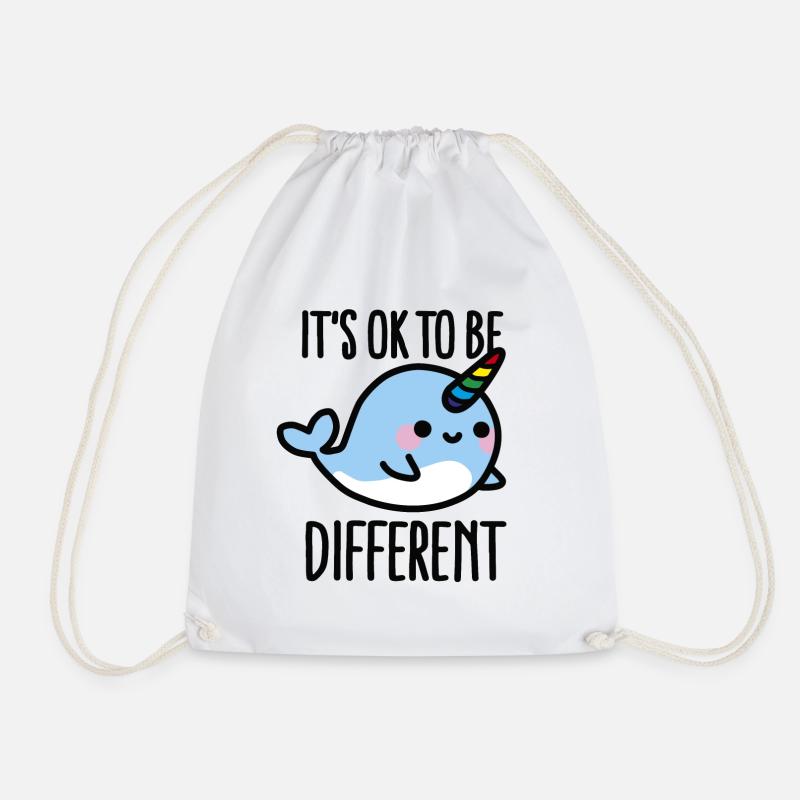 It's ok to be different - Turnbeutel - Weiß