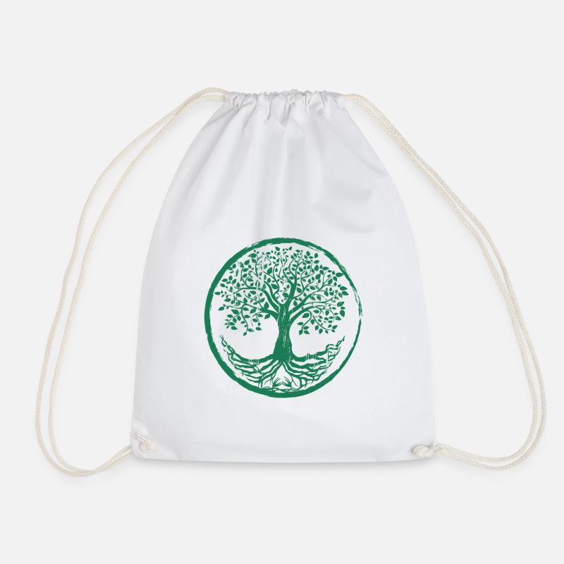 Der Baum des Lebens - Turnbeutel - Weiß