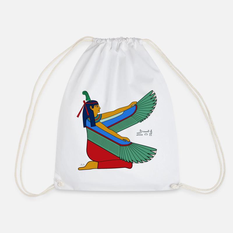 Maat I déesse égyptienne antique - Sac de sport léger - blanc