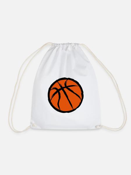 Basketball - Turnbeutel - Weiß