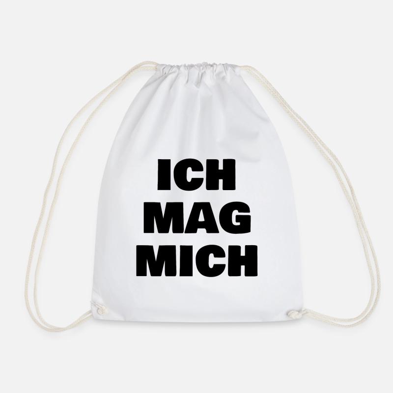 ich mag mich - Turnbeutel - Weiß